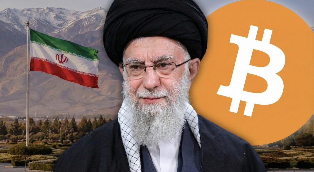 صورة تعبيرية تُجسّد تأثير العقوبات وانهيار الريال الإيراني على توجّه المواطنين والدولة نحو بيتكوين والعملات الرقمية