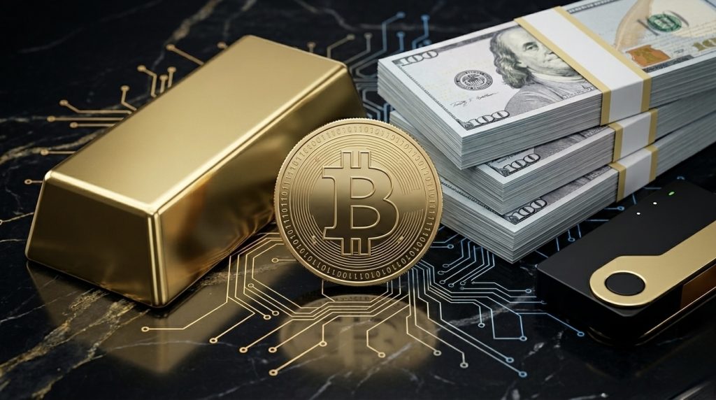 هل البيتكوين ملاذ آمن مقارنة بالذهب وتحليل خصائصه كأصل لحفظ القيمة’