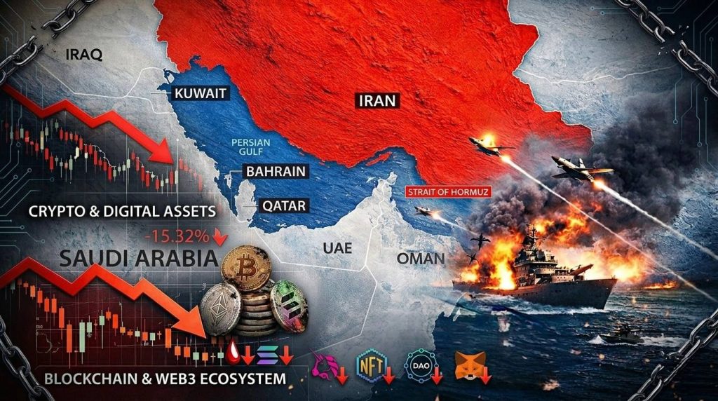 تأثير حرب إيران 2026 على العملات الرقمية في الخليج وصمود البيتكوين رغم الضربات