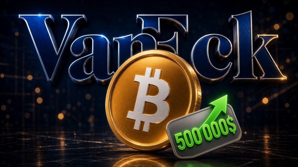 توقعات سعر البيتكوين 2029 من VanEck عند 500 ألف دولار